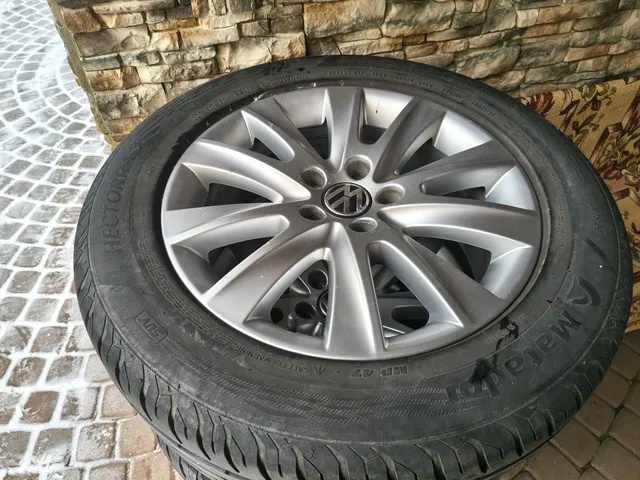 Elektróny VW 5x112 R17 + letné pneu. - 4