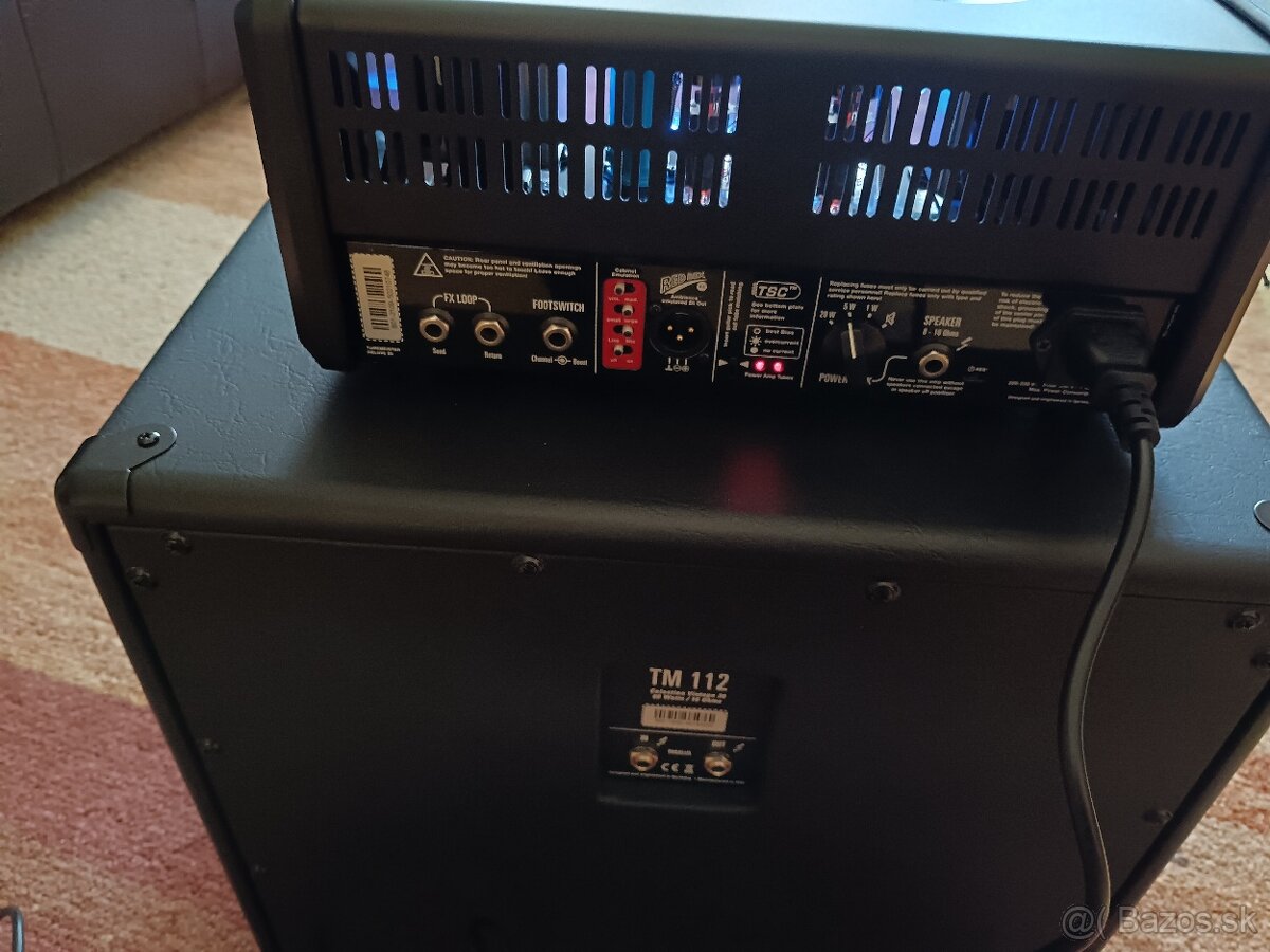 Predám zosilňovač + box Hughes and Kettner - 4