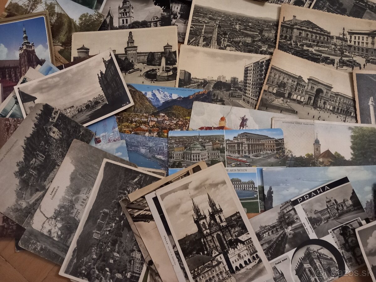 Staré zahraničné pohľadnice - 4