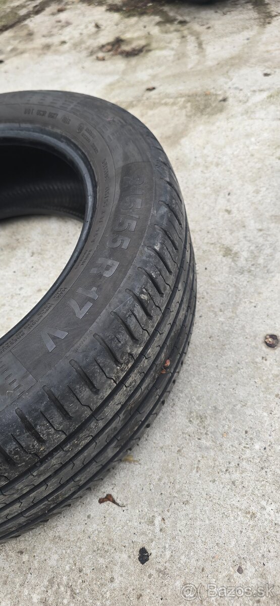 215/55 r17 letná 1ks - 4