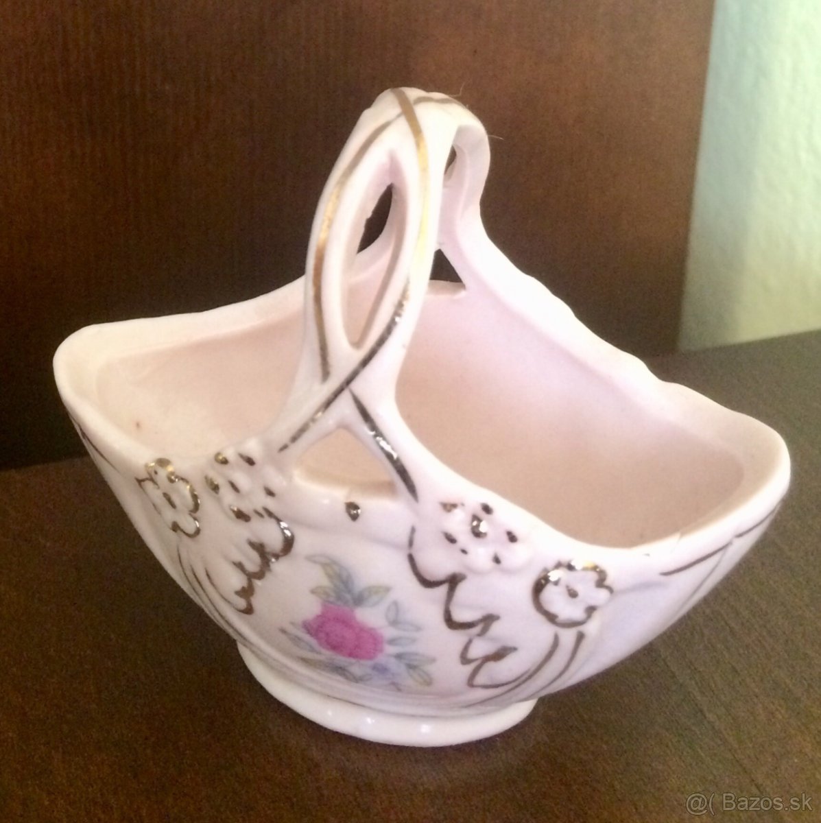 Ružový porcelán, Váza sklo - 4