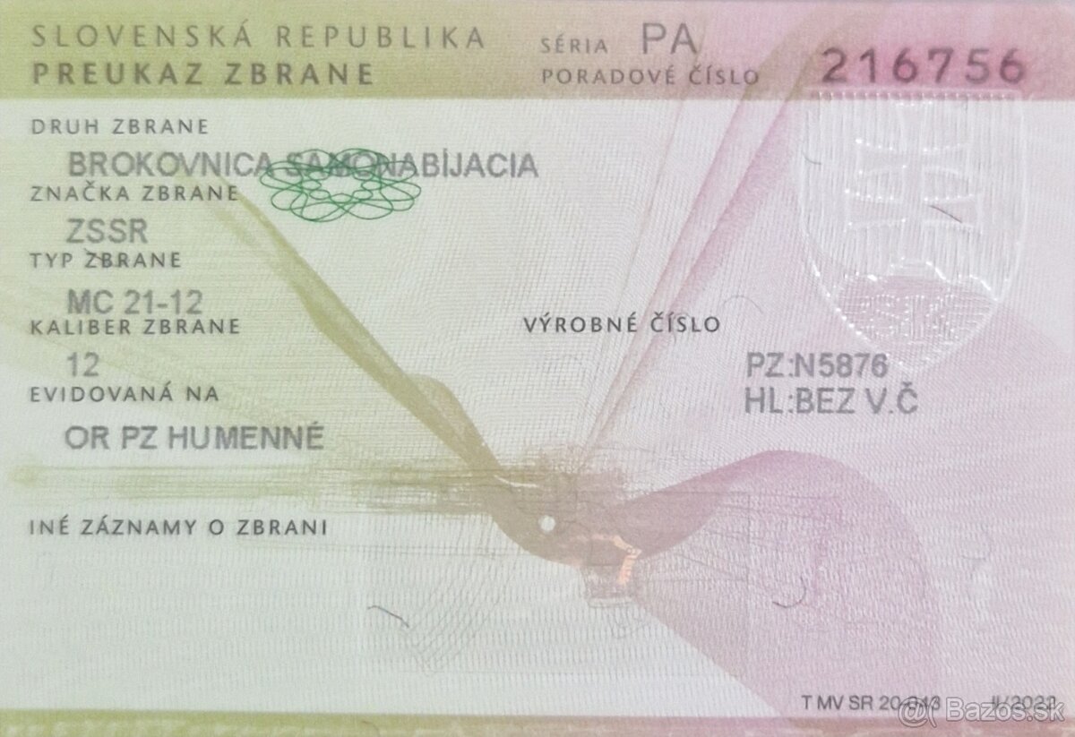 Samonabijacia brokovnica 12/70 - 4