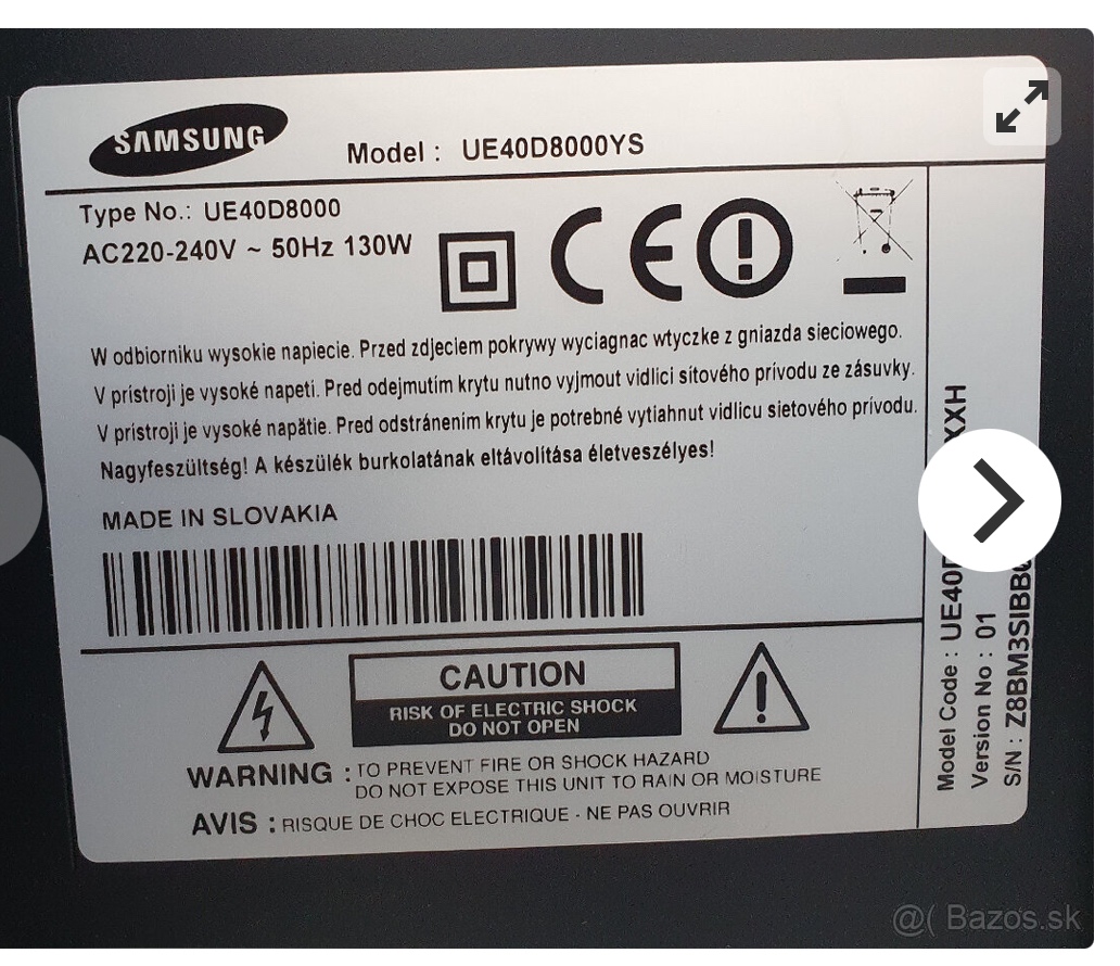 Tv-Samsung UE40D8000YS led,3d - 4