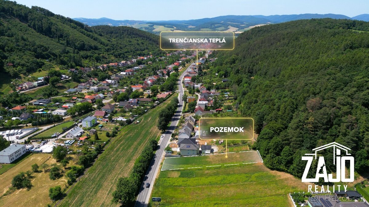 NA PREDAJ I JUŽNE ORIENTOVANÝ STAVEBNÝ POZEMOK TRENČ. TEPLÁ - 4