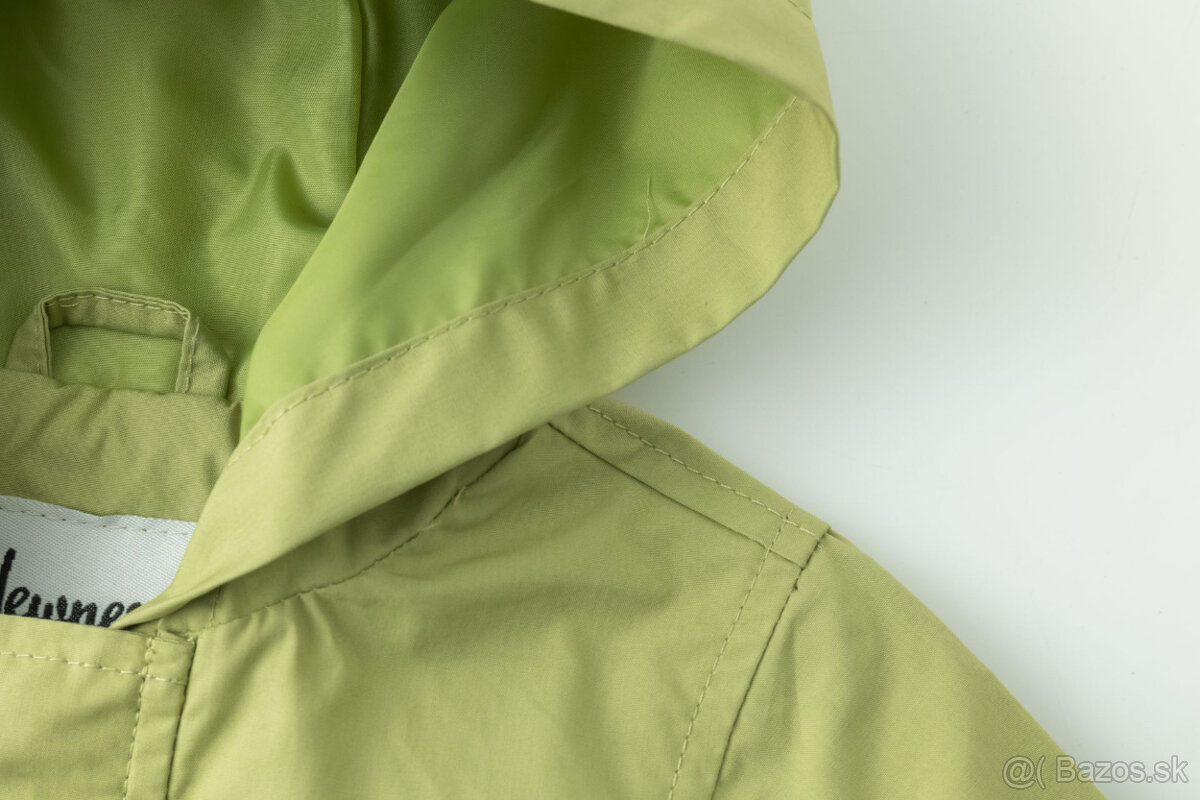 Detská bunda s kapucňou – zelená "Enjoy All Day" – nová - 4