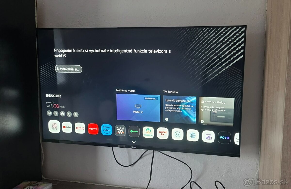 Smart TV sencor 43" - 4