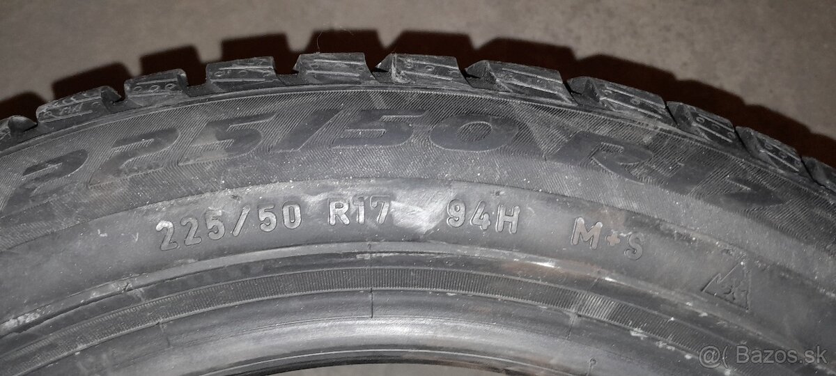 Zimné pneumatiky Pirelli Winter Sottozero 3 225/50 R17 nové - 4