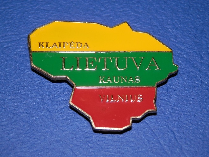 Kovové magnetky LITVA - 4