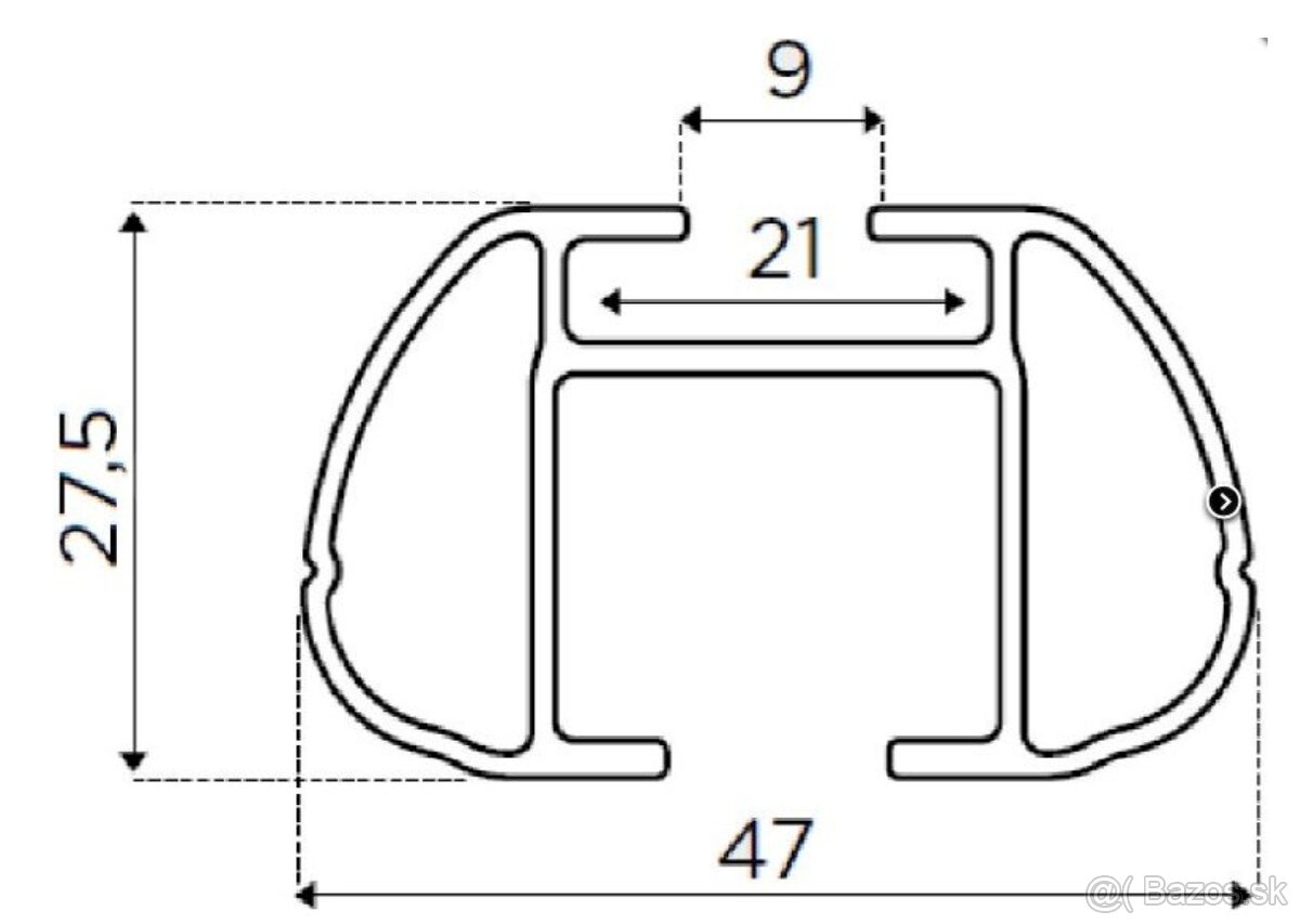 Predám uzamykateľný strešný nosič Sherman Menabo. - 4