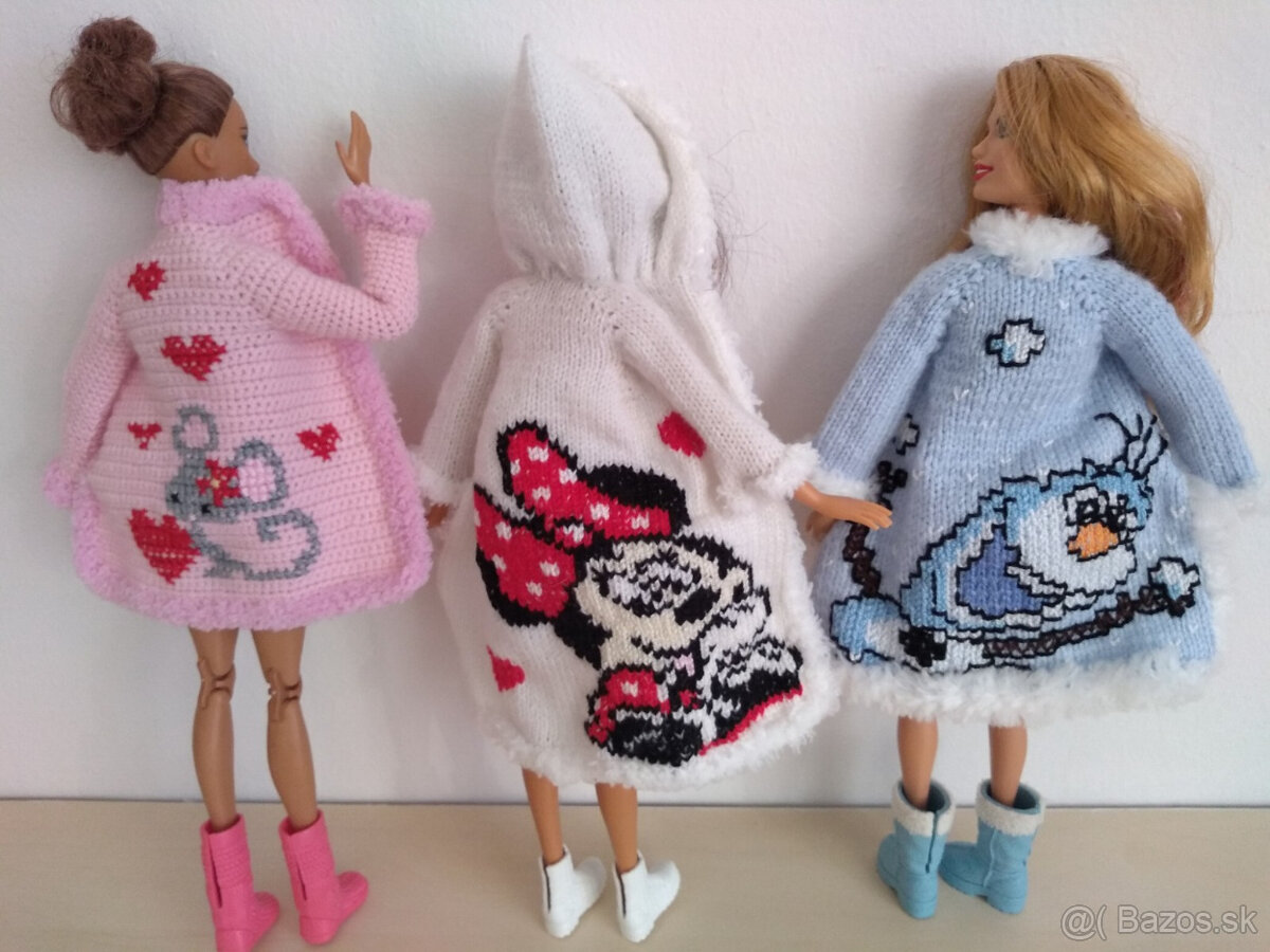 Oblečenie šaty na bábiky Barbie Ken deti Rainbow high LOL - 4