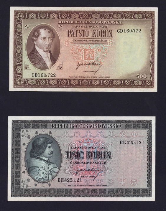 Bankovky - Republika Československá (1945) - 4