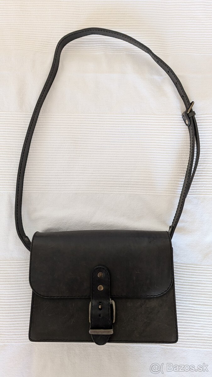 Kožená kabelka- Snail (unisex) - 4