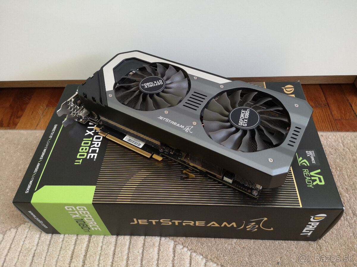 Predám Palit GeForce GTX 1080 Ti JetStream 11GB - 4