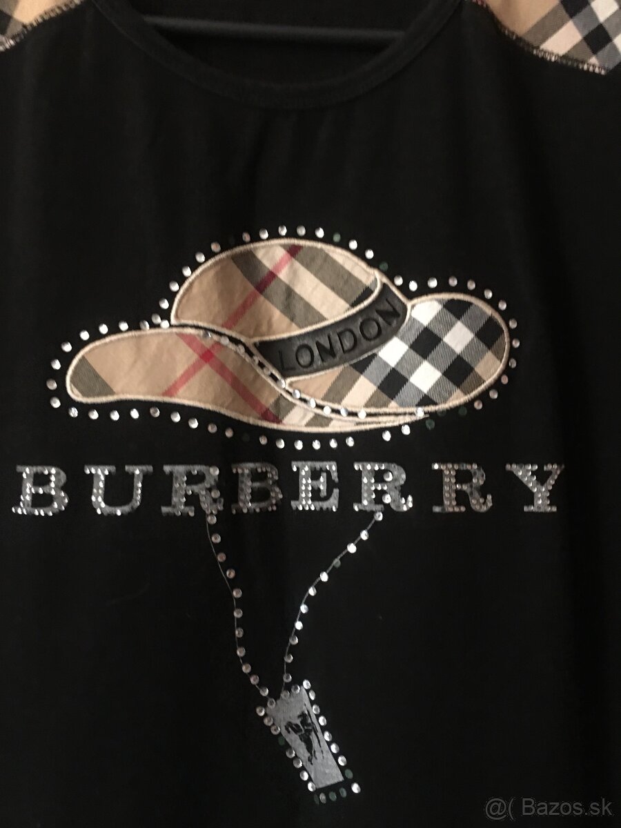 BURBERRY originál dámske tricko S - 4