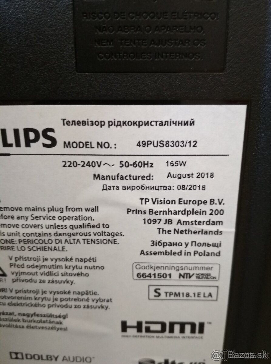 Televizor Philips 49PUS8303/12, PRASKNUTA OBRAZOVKA - 4