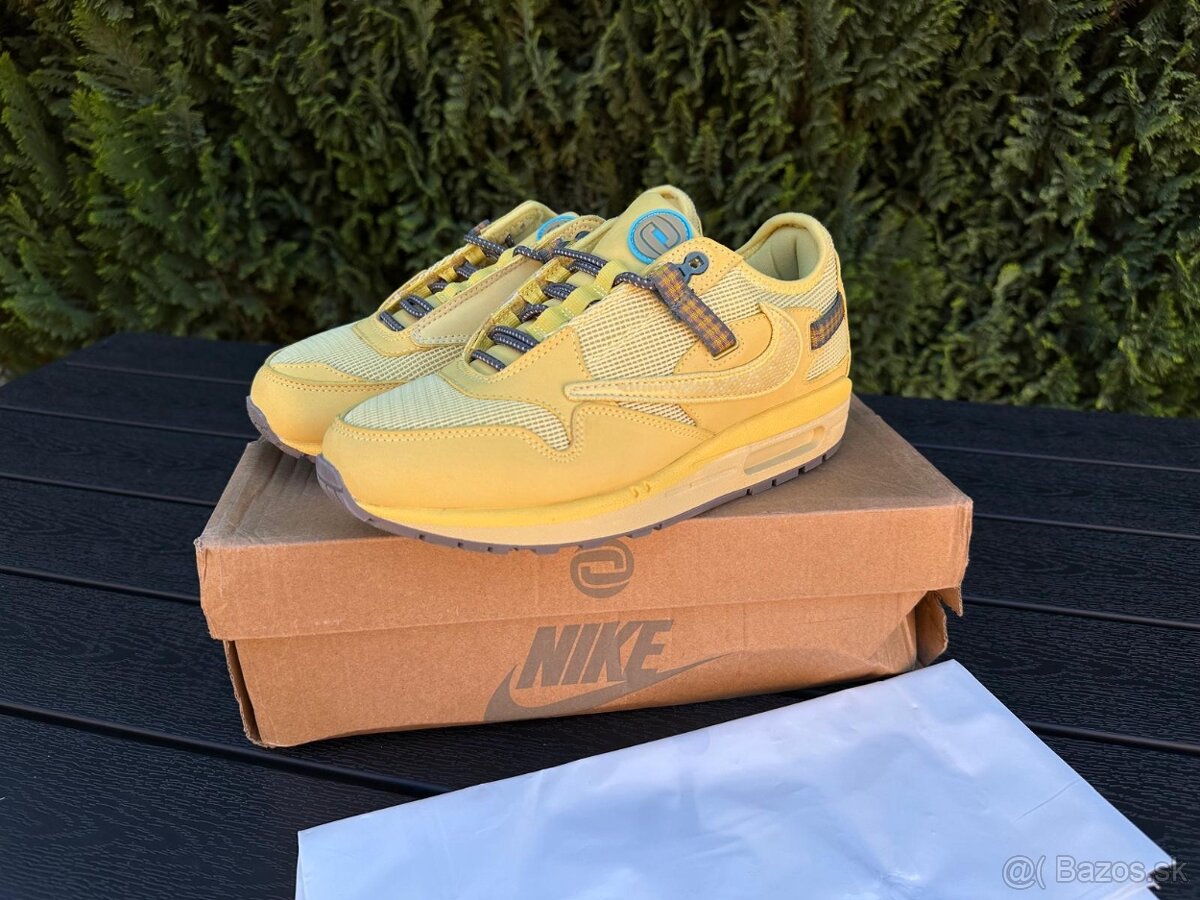 Travis Scott Nike Air Max 1 Saturn Gold/Tea Tree Tenisky - 4