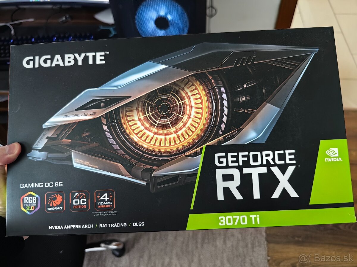 RTX 3070 Ti Gigabyte Gaming OC 8G - 4