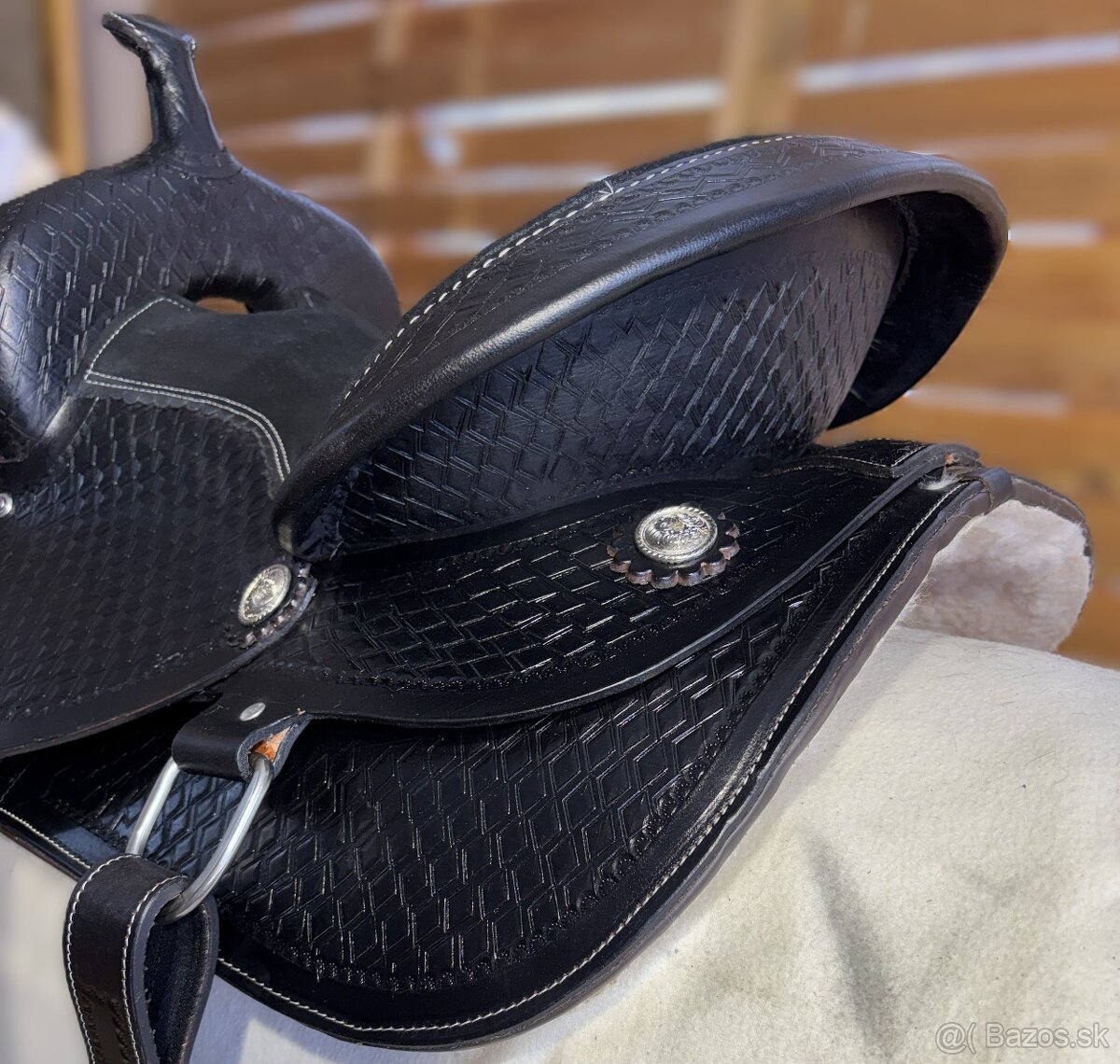 Westernový sedlový komplet 11) černý - 4