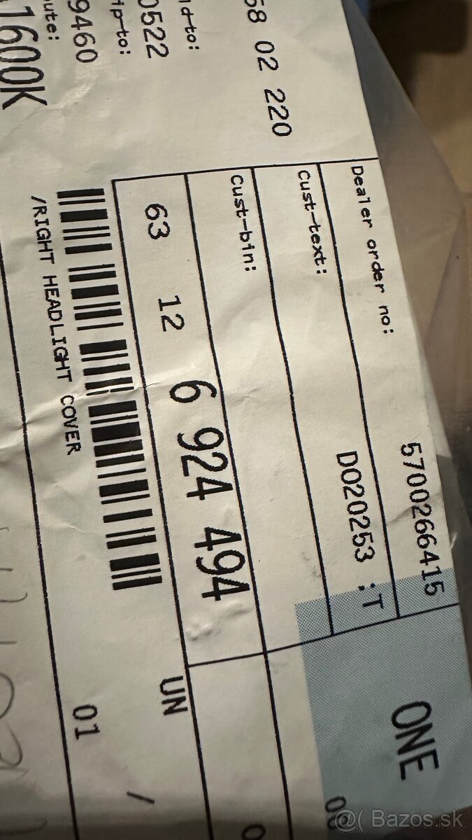 Bmw e87 kryt predneho praveho svetla - 4