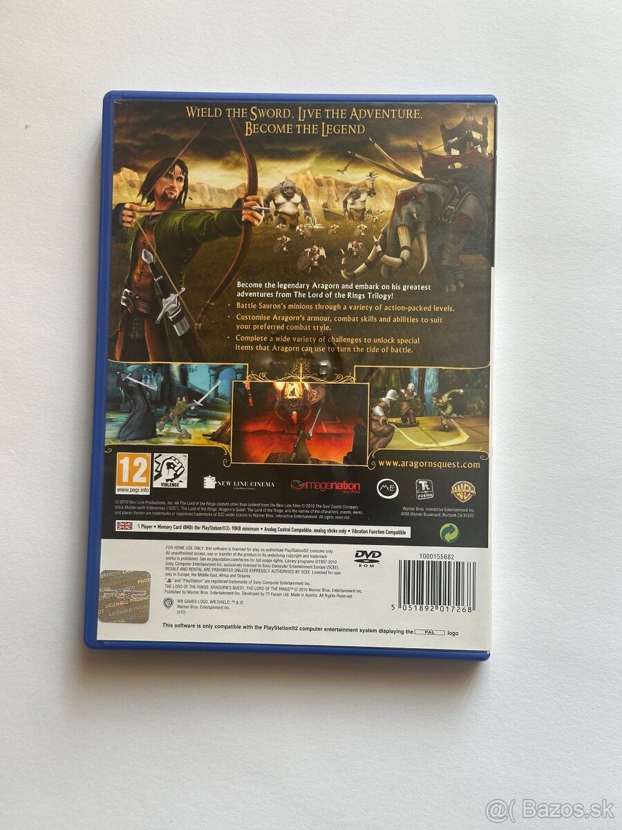 PS2 The Lord of the Rings 2x - 4