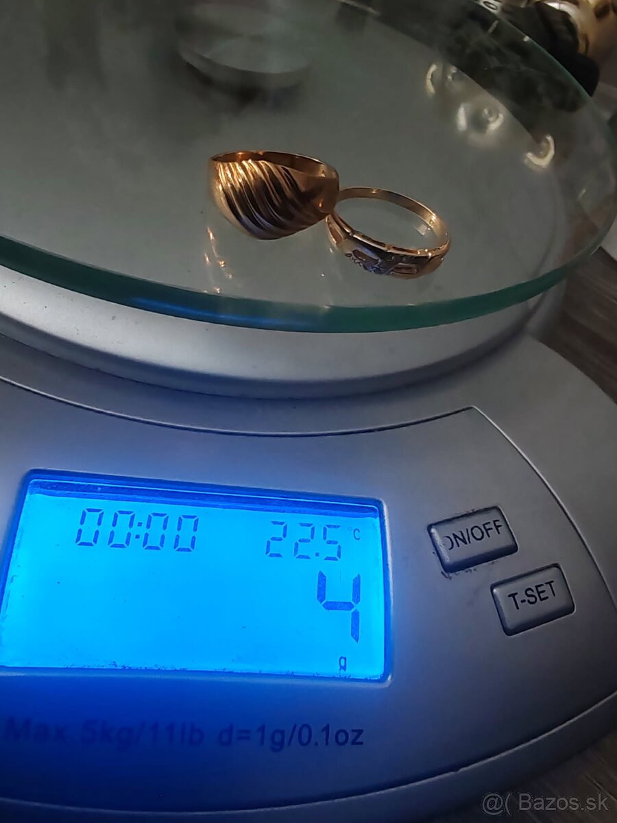 Zlaté náušnice a prstene - 4