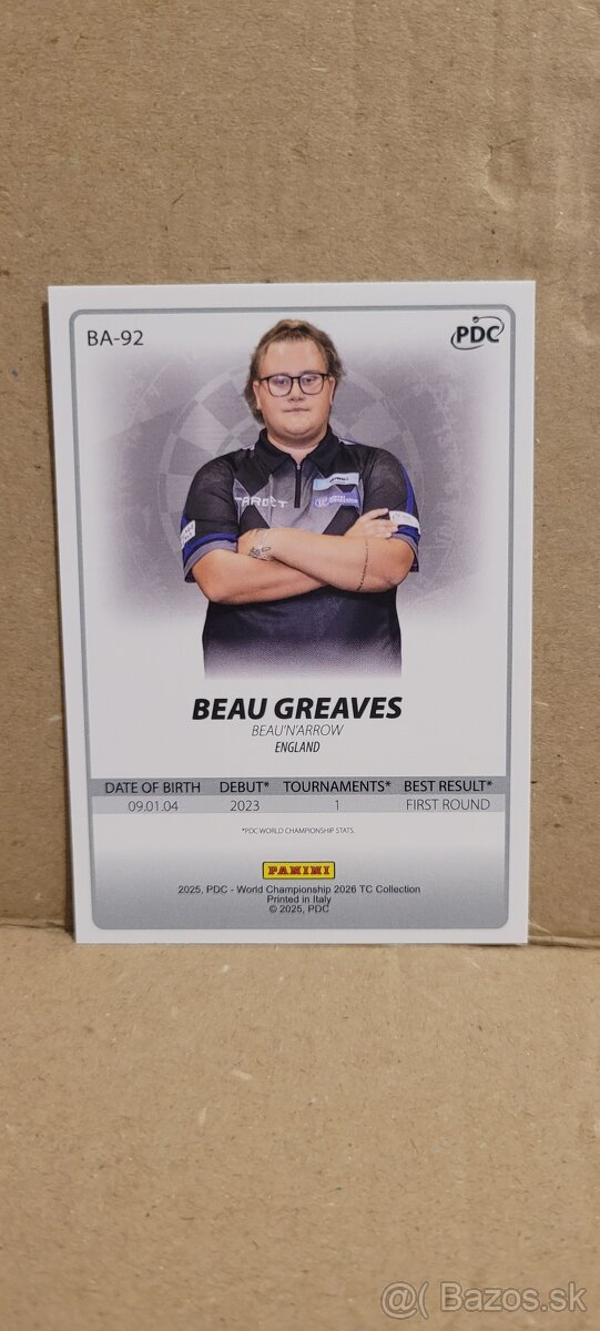 Hráči PDC Darts Šípky #8 2026 - 4