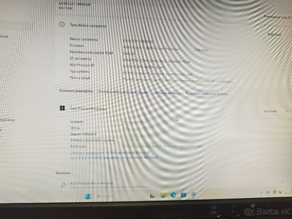 Herný PC - Ryzen 5 3600 / GTX 1050 Ti - 4