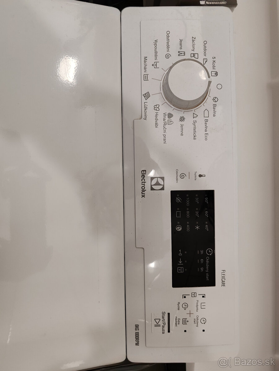 Funkčná práčka Elektrolux zhora plnená - 4