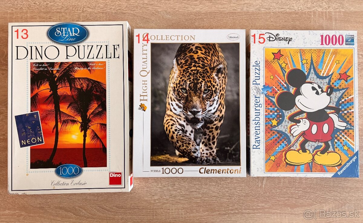 predám puzzle 1000ks rôzne - 4
