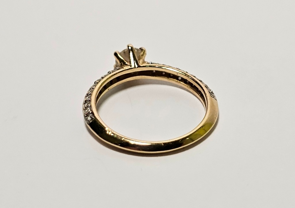 14k zlatý prsteň 0,63ct ❤️❤️❤️ - 4