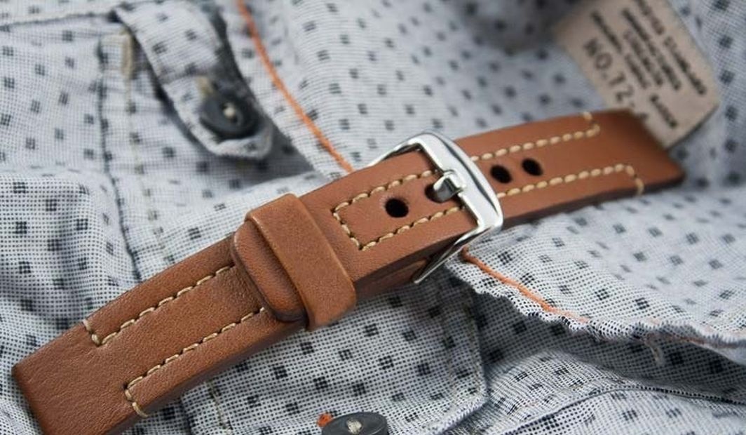 Kožený remienok č.62 k hodinkám - 4