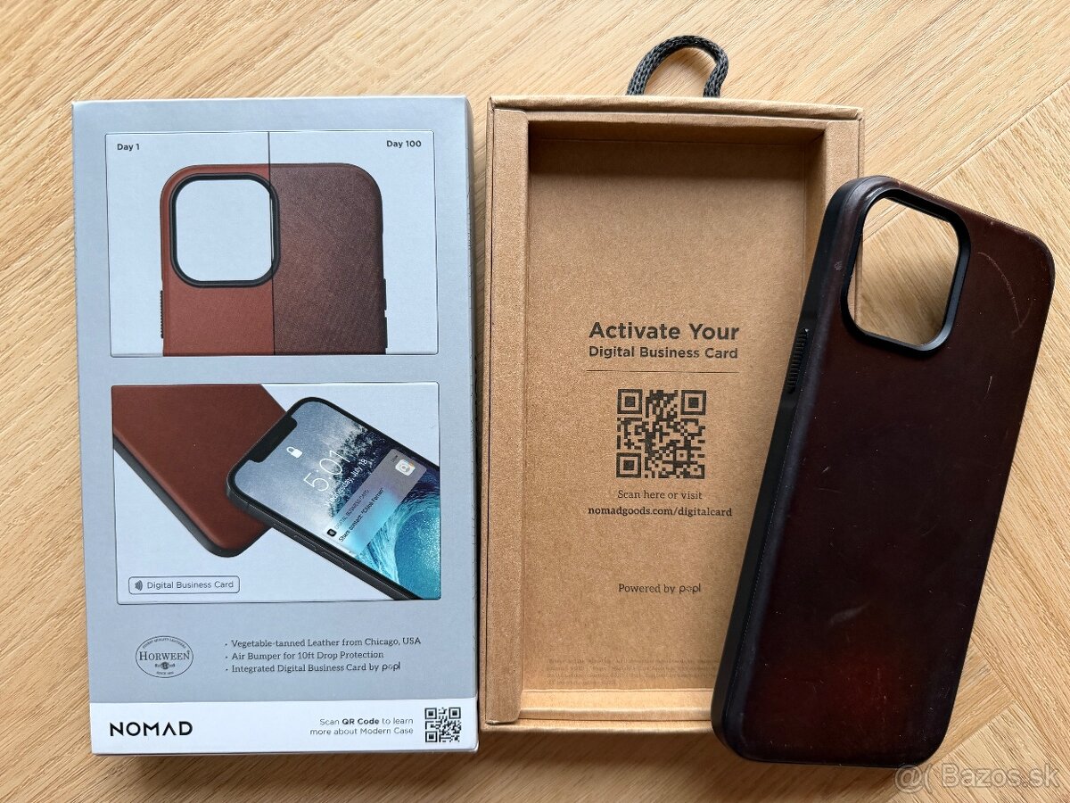 Horween Leather NOMAD kryt s Magsafe na iPhone 13 Pro Max - 4