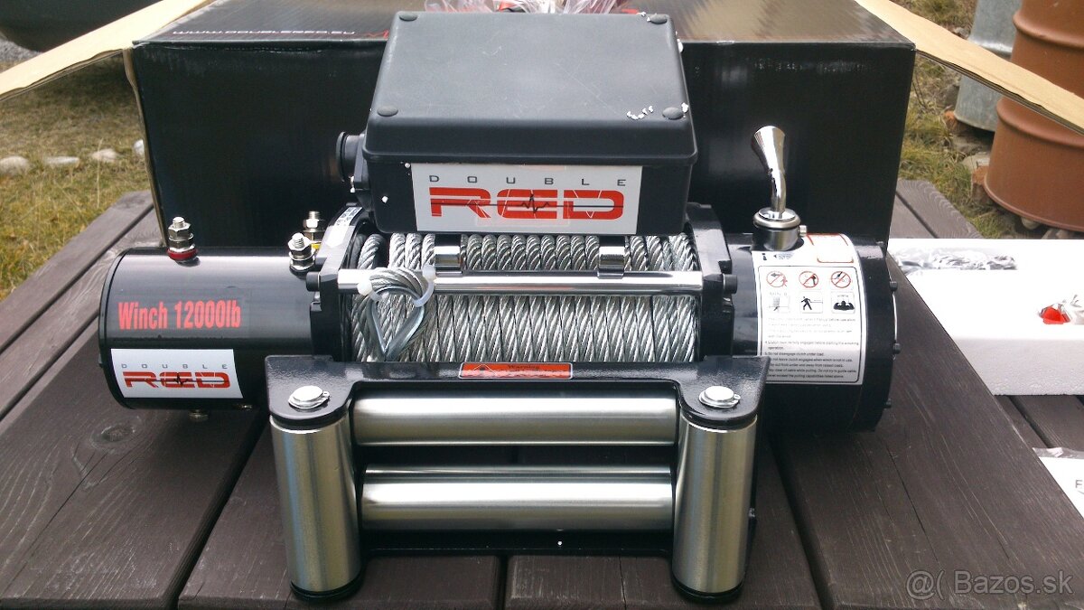 navijak 13000lb elektrický 12V na offroad
