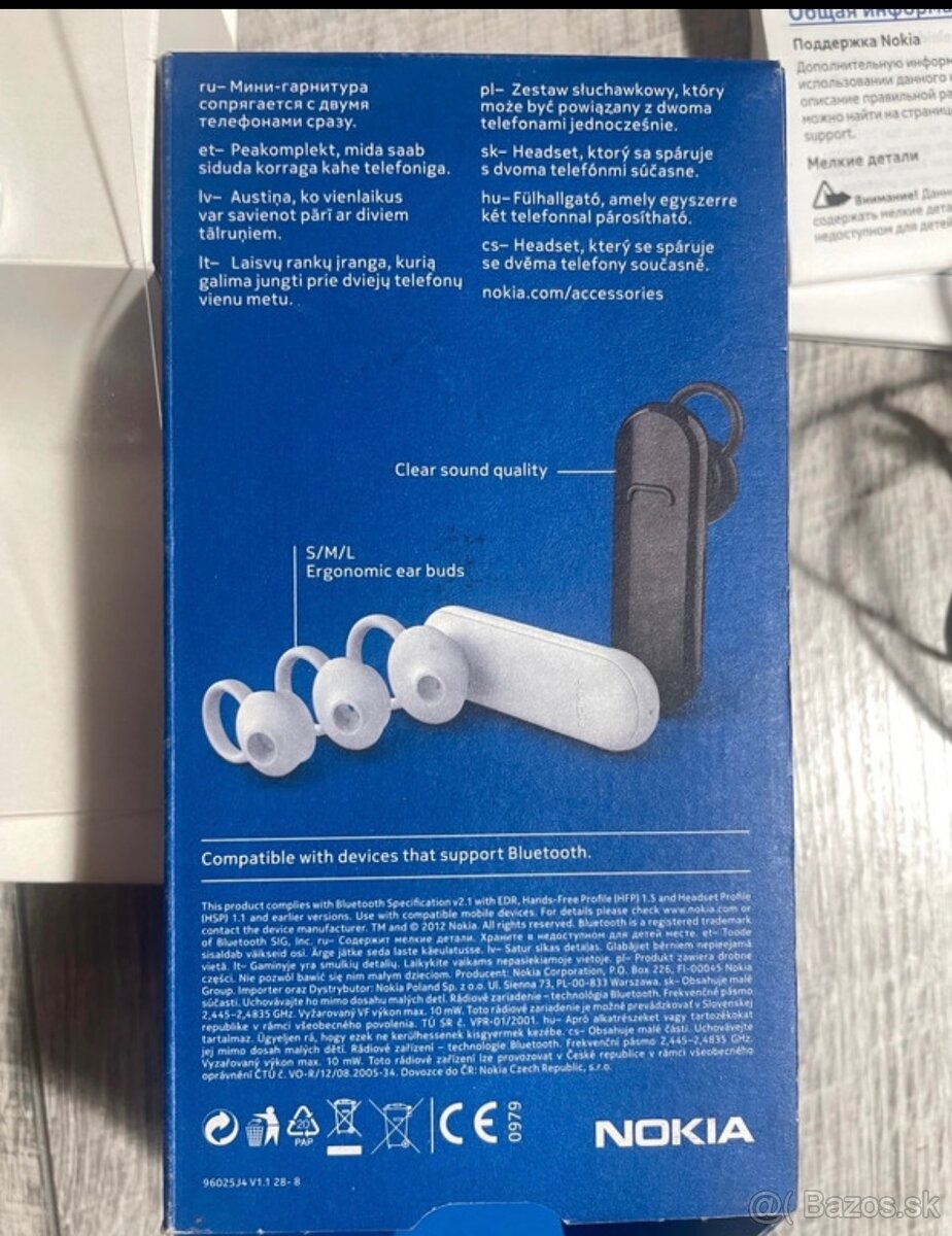 Nokia sluchadlo - handsfree - 4