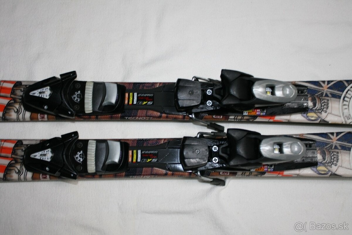 lyže 131 cm , hadia koža , freestyle - 4