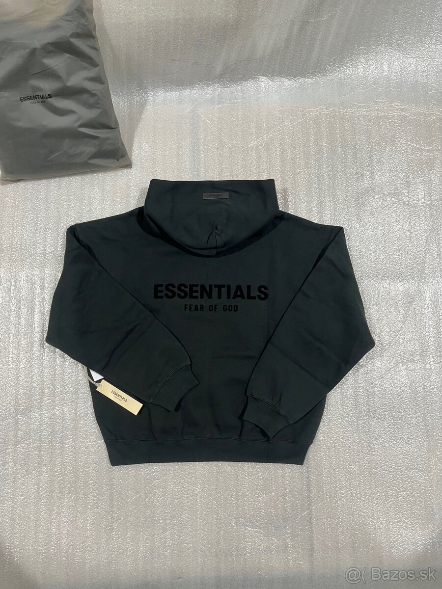 Essentials ORIGINAL čierna mikina hoodie black - 4