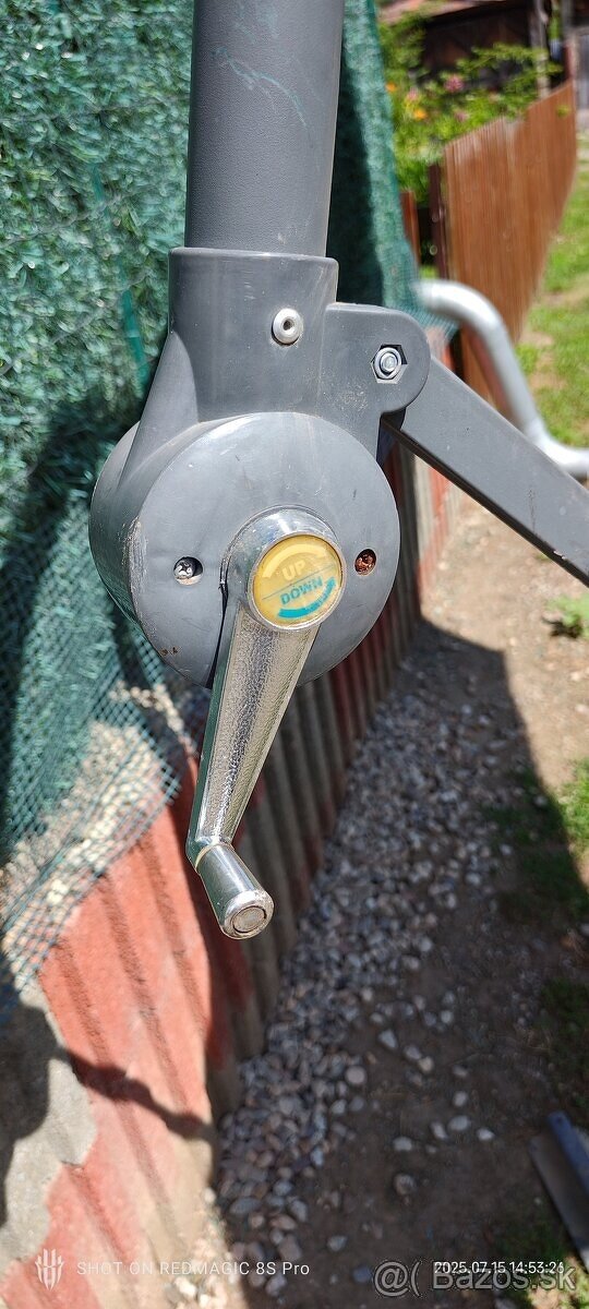 SLNEČNÍK Gap, 295cm, antracit - 4