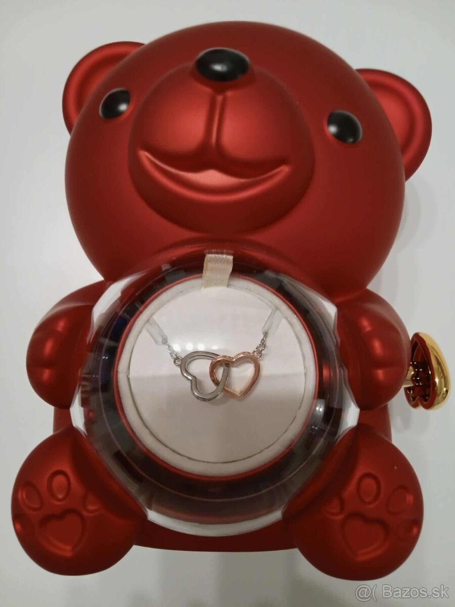 NOVÁ DARČ.SÚPR.ŠPERKOVNICA MACKO+ŠPERK+VEČNÁ RUŽA -61%+MERCI - 4