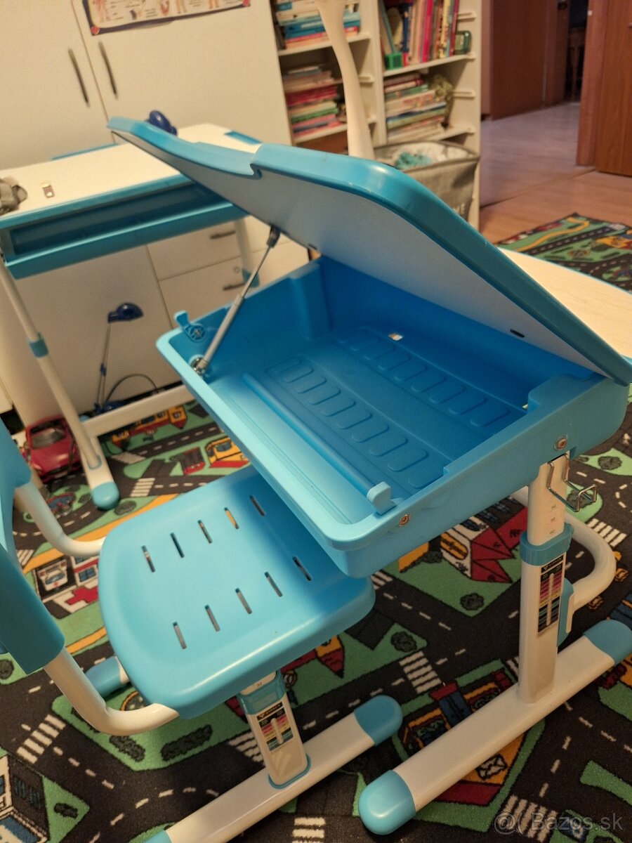 Rastuci pisaci stol so stolickou 2x - 4