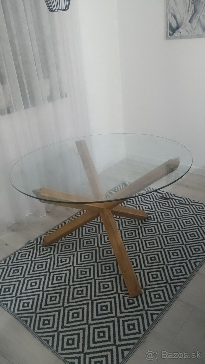 PREDAM OKRUHLY JEDALENSKY STÔL 119CM - 4