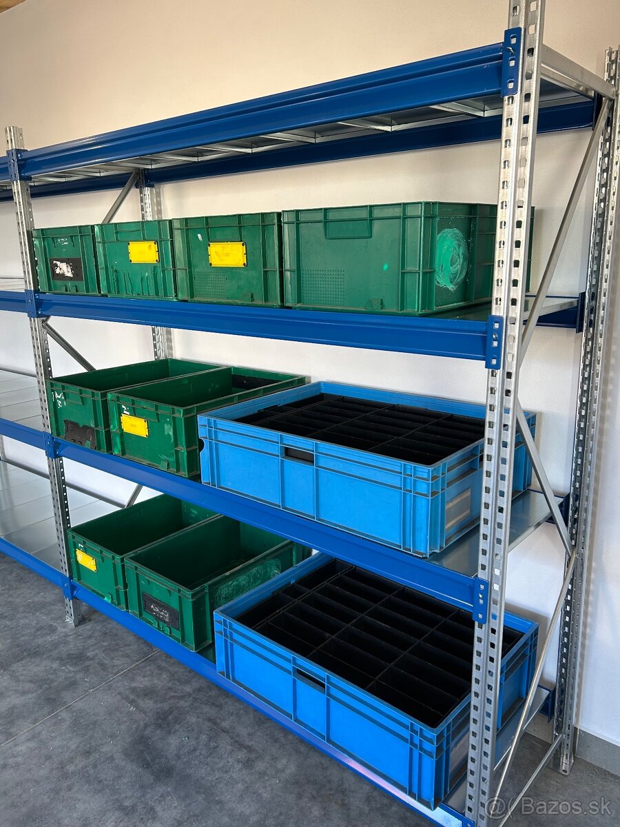 Skladovy kovový regál, 450kg nosnosť - 4