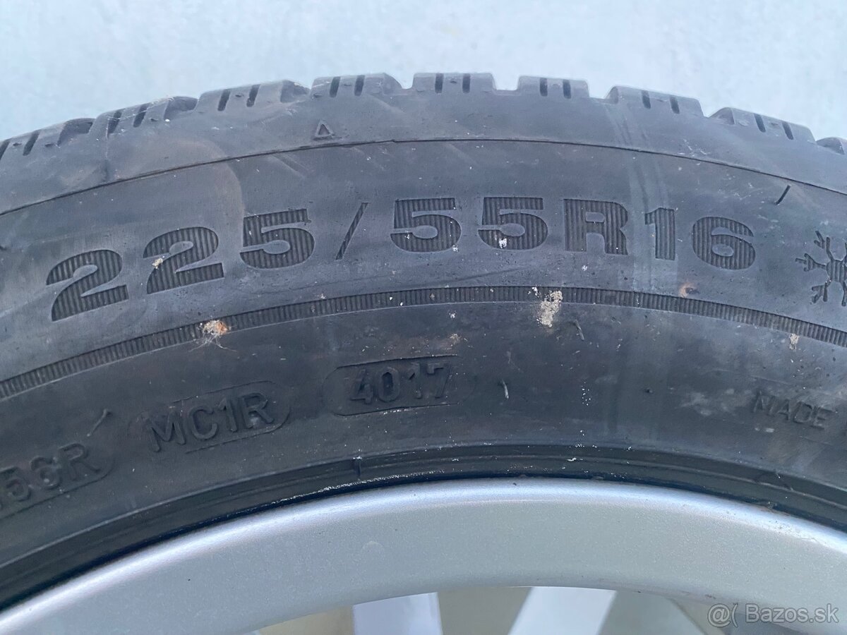 Alu disky 16” 5×112 + pneumatiky Dunlop 225/55 R16 (ET45) - 4