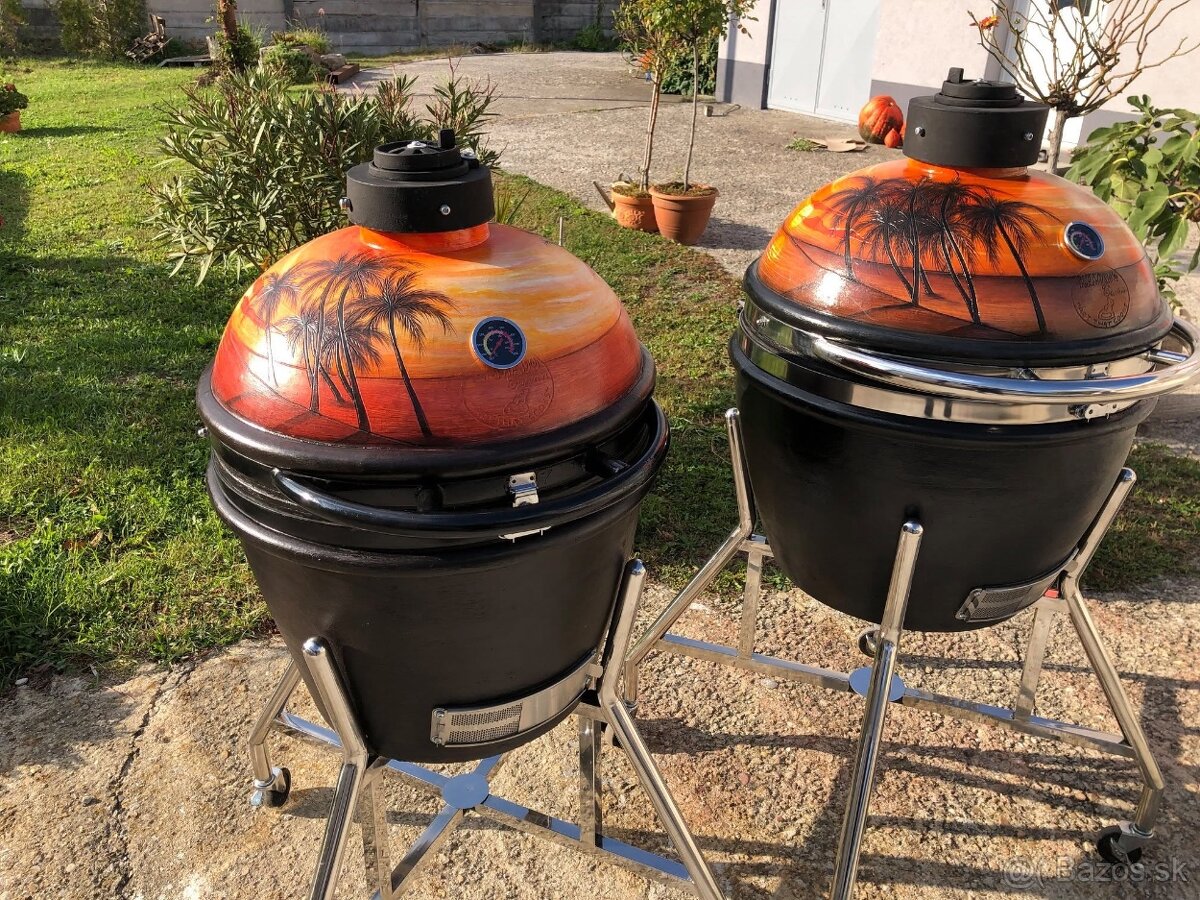 NOVÝ - Keramický grill Mr. Egg - Palmy - 18" a 20" - 4