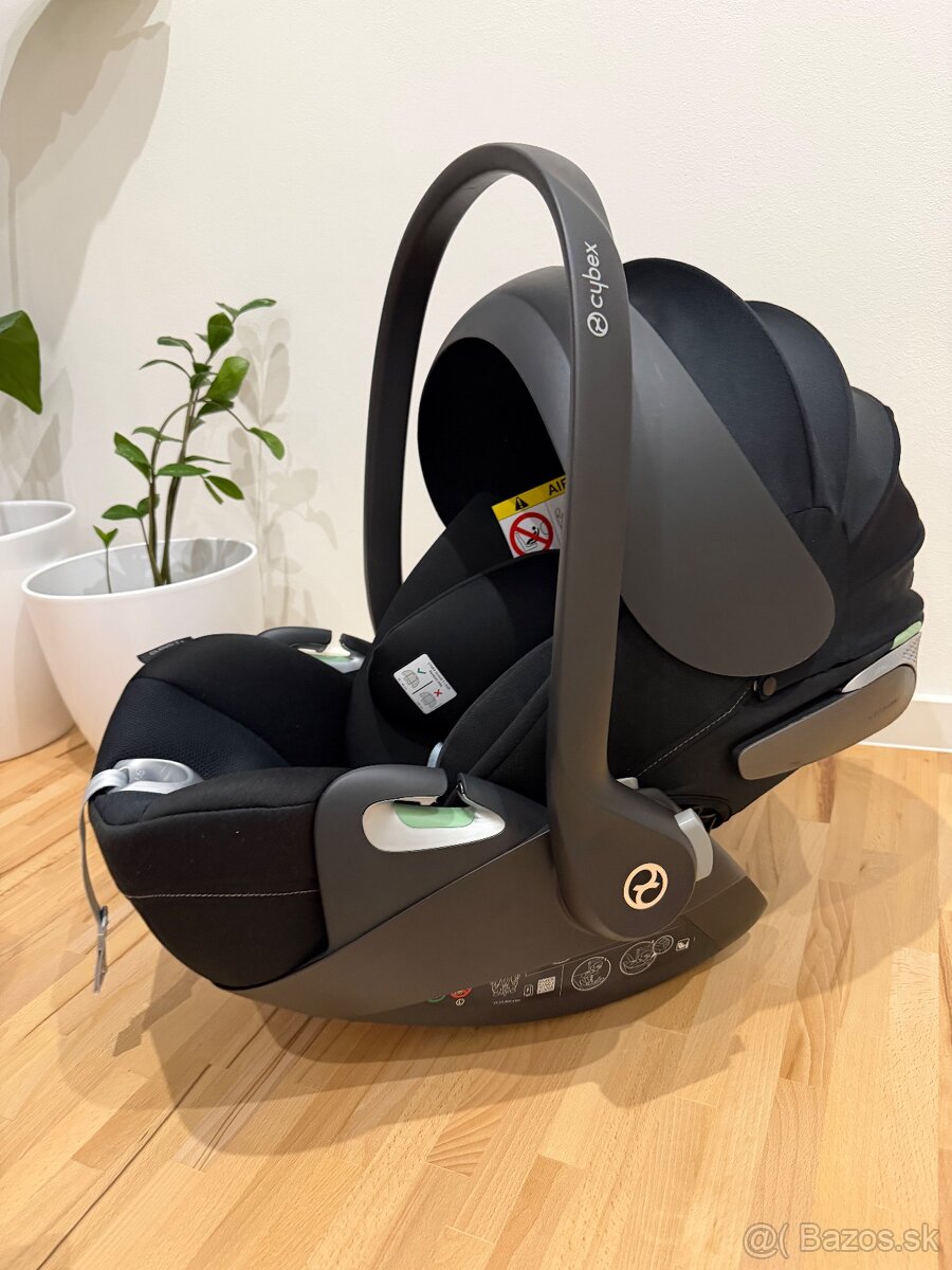 Predám autosedačku Cybex Cloud T i-Size Sepia Black Plus + C - 4
