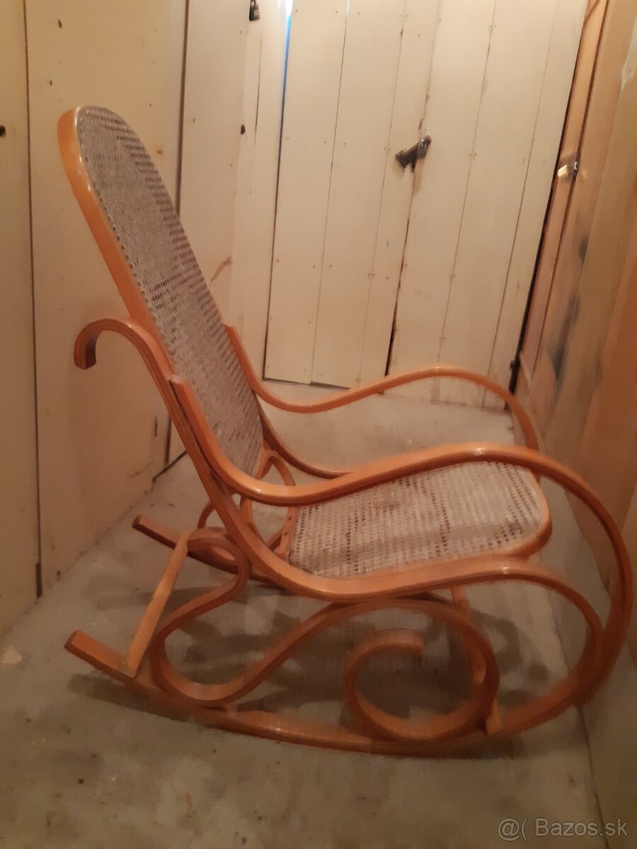 Starožitné hojdacie kreslo - 4