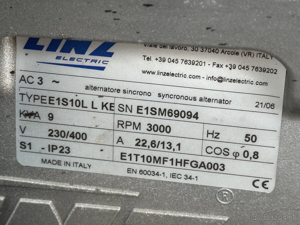 Elektrocentrála Medved Grizzli 1000 - 4