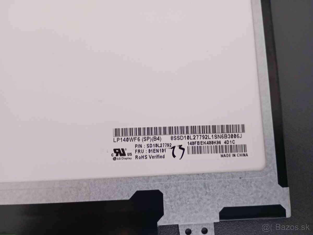 predám 14" LED SLIM displej LP140WF6 30pin - 4