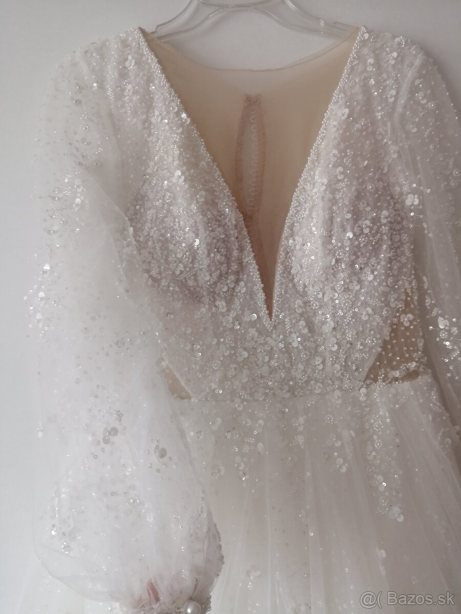 Svadobné šaty M 38 - 4