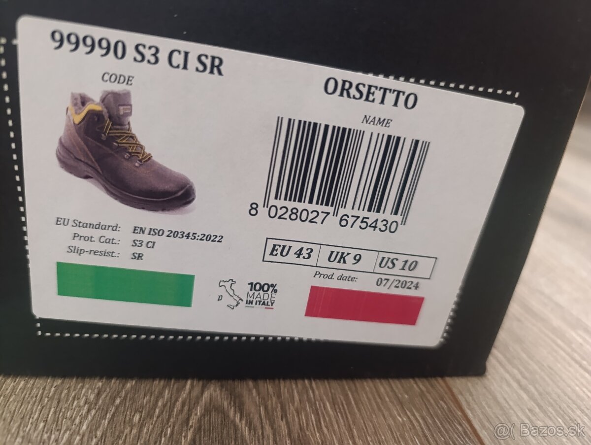 Zimná pracovná obuv Panda orsetto S3 - 4