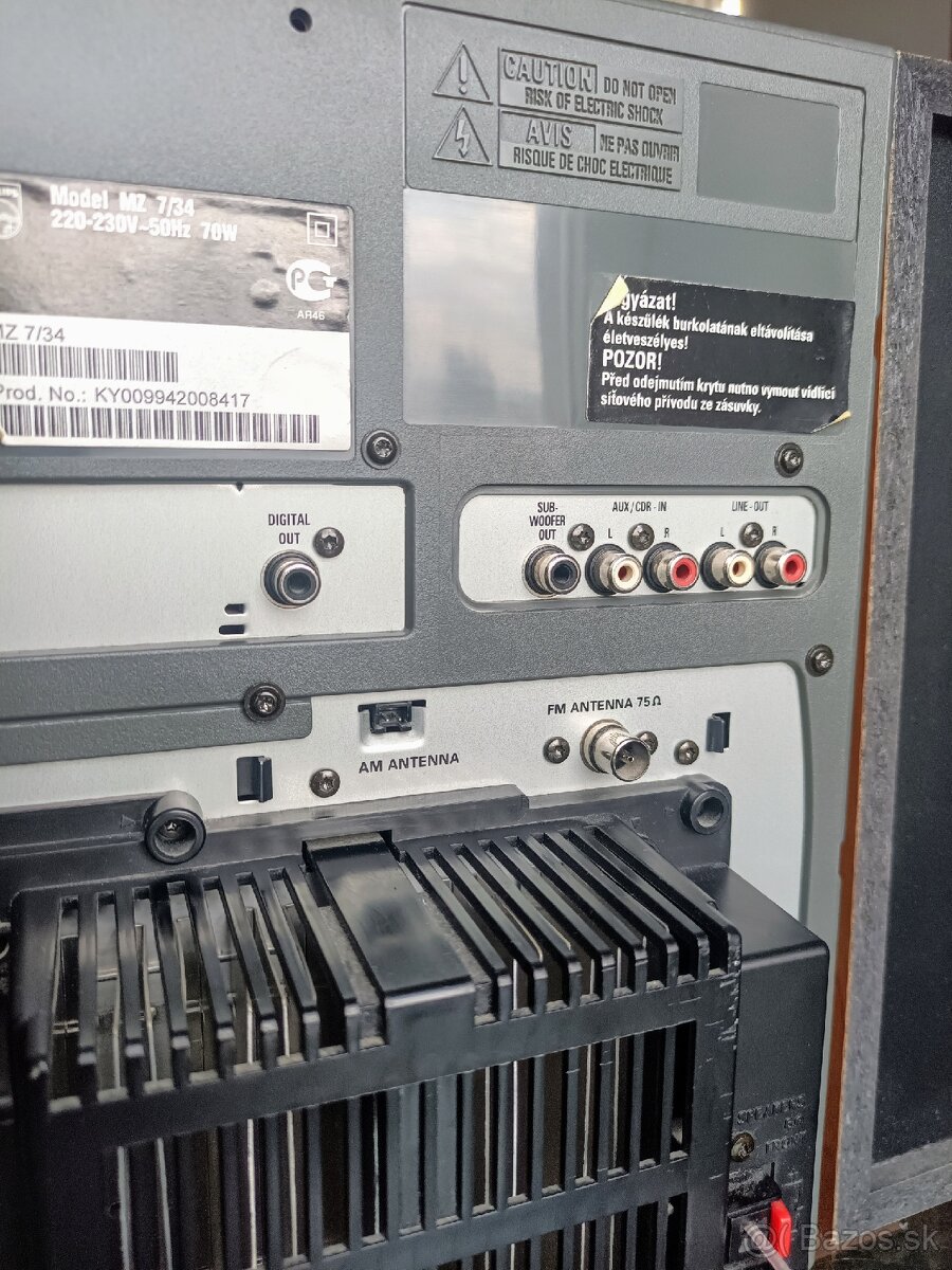 Predám mini systém Philips MZ-7 - 4